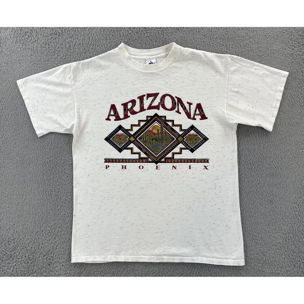 Hl Miller Large Gray Single Stitch T Shirt Phoenix Arizona Made In Usa
